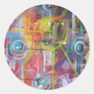 Konstante Velocity 4 Runder Aufkleber