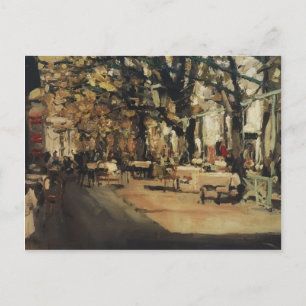 Konstantin Korovin - Café in Jalta Postkarte