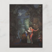 Konstantin Somov- Lady und Harlequin Postkarte (Vorderseite)