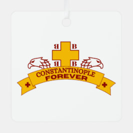Konstantinopel für immer ornament aus metall