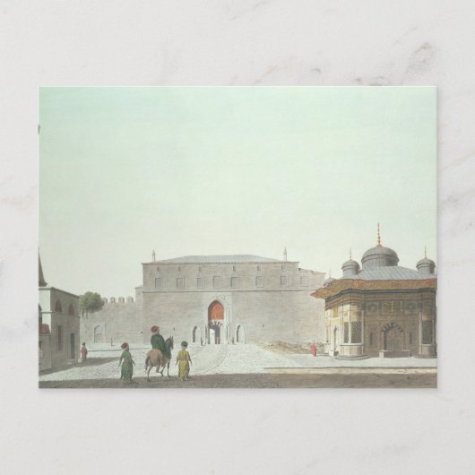Konstantinopel: Haghia Sophia Platz zeigt den f Postkarte (Vorderseite)