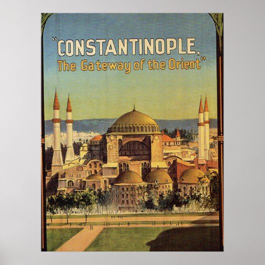 Konstantinopel, Hagia Sophia, Istanbul, Türkei Poster (Vorne)