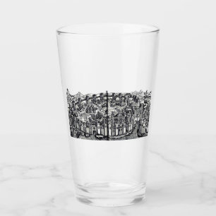 Konstantinopel-Hauptstadt des Römischen Reiches Glas