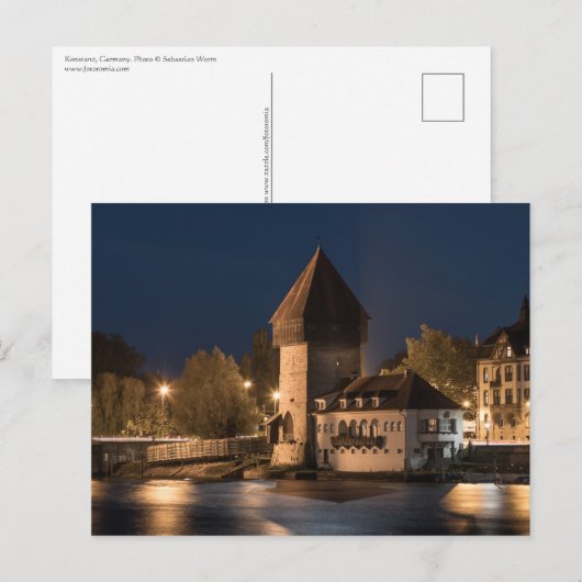 Konstanz Postkarte (Vorne/Hinten)