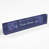 Konstellation, Abstrakte Fantasie Fraktal Art Text Namensplakette