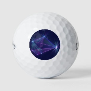 Konstellation, abstrakte Fantasy-Fraktalkunst Golfball