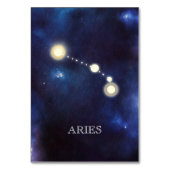 Konstellation | Aries | Hochzeitsstiftung Tischnummer (Vorderseite)
