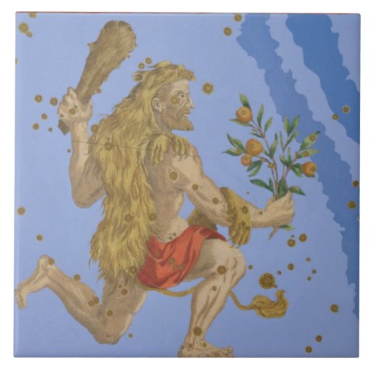 Konstellation der Haut Herkules-Löwes, von 'Urano Fliese (Vorderseite)