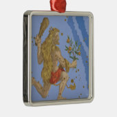 Konstellation der Haut Herkules-Löwes, von 'Urano Silbernes Ornament (Rechts)