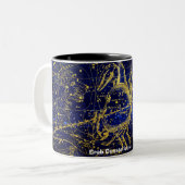 Konstellation der Krebse Zweifarbige Tasse (Vorderseite Links)