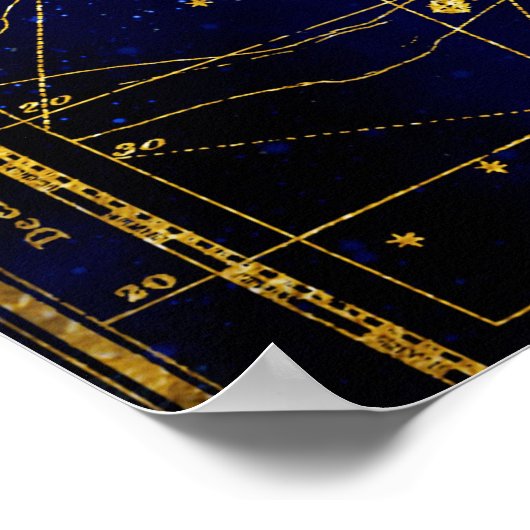 Konstellation der Lizard Poster (Ecke)