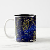 Konstellation der Lizard Zweifarbige Tasse (Links)