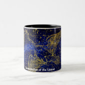Konstellation der Lizard Zweifarbige Tasse (Mittel)