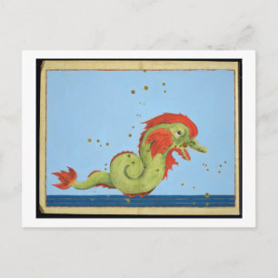 Konstellation der Pisces, aus "Uranometria" von Jo Postkarte