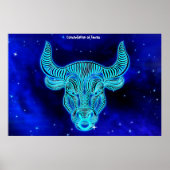 Konstellation der Tauras Poster (Vorne)