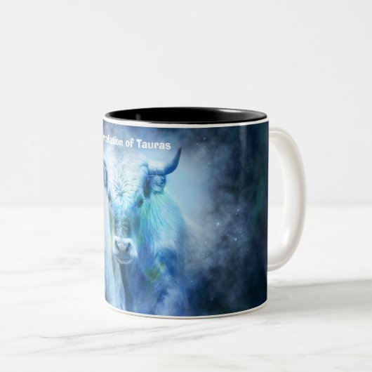 Konstellation der Tauras Zweifarbige Tasse (VorderseiteRechts)