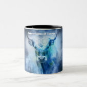 Konstellation der Tauras Zweifarbige Tasse (Mittel)