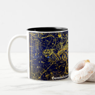 Konstellation des Drachen Zweifarbige Tasse