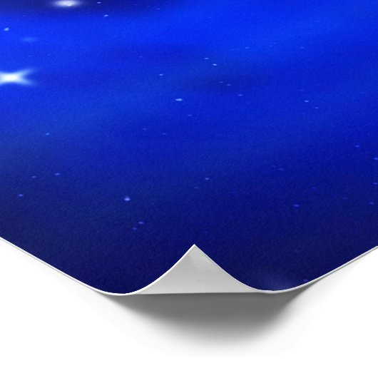 Konstellation des Krebses Poster (Ecke)