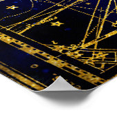 Konstellation des Krebses Poster (Ecke)