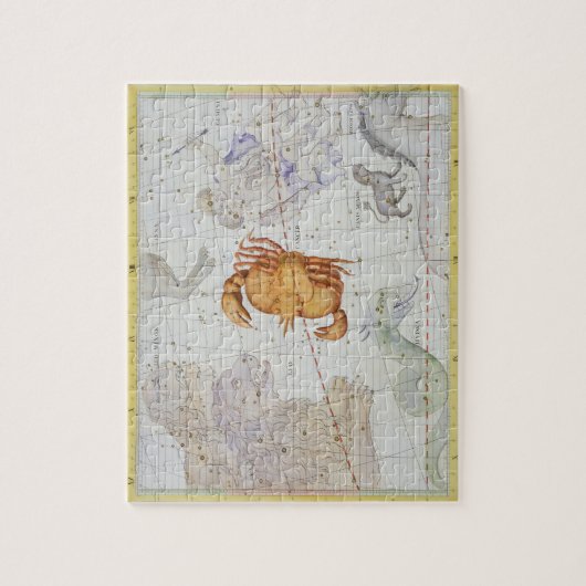 Konstellation des Krebses, überziehen 4 'vom Atlas Puzzle (Vertikal)