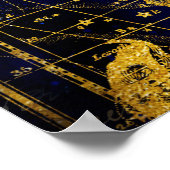 Konstellation des Skorpios Poster (Ecke)