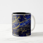 Konstellation des Skorpios Zweifarbige Tasse (VorderseiteRechts)