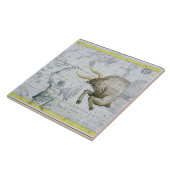 Konstellation des Stiers, überziehen 2 'vom Atlas Fliese (Seite)