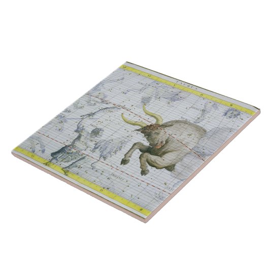 Konstellation des Stiers, überziehen 2 'vom Atlas Fliese (Seite)