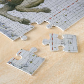 Konstellation des Stiers, überziehen 2 'vom Atlas Puzzle (Seite)