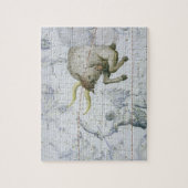 Konstellation des Stiers, überziehen 2 'vom Atlas Puzzle (Vertikal)