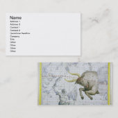 Konstellation des Stiers, überziehen 2 'vom Atlas Visitenkarte (Vorne/Hinten)