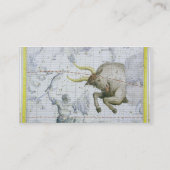 Konstellation des Stiers, überziehen 2 'vom Atlas Visitenkarte (Rückseite)