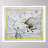 Konstellation des Taurus, Platte 2 von "Atlas Coel Poster (Vorne)