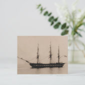 Konstellation des US-Schiffes vor Anker Postkarte (Stehend Vorderseite)