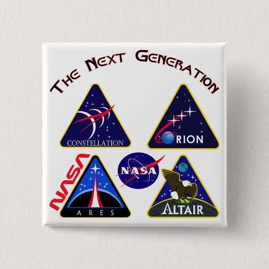 Konstellation: Die folgende Generation Button (Vorderseite)