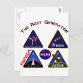 Konstellation: Die nächste Generation Postkarte (Vorne/Hinten)