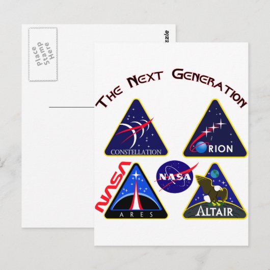 Konstellation: Die nächste Generation Postkarte (Vorne/Hinten)