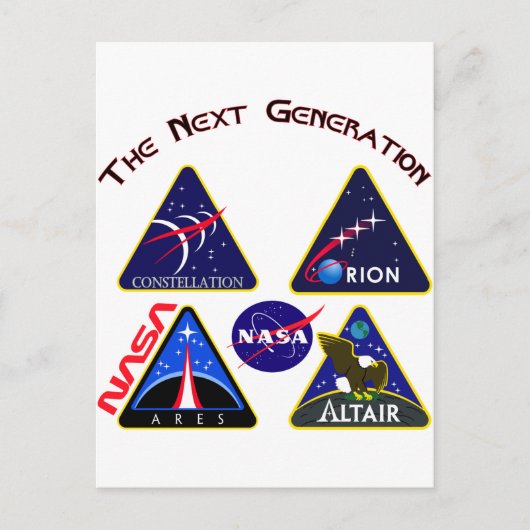 Konstellation: Die nächste Generation Postkarte (Vorderseite)