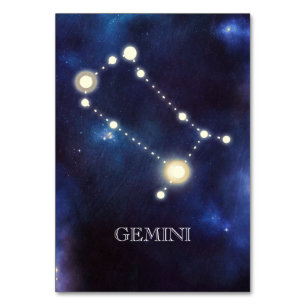 Konstellation   Gemini   Hochzeitsstiftung Tischnummer