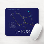 Konstellation Lepus Mousepad (Mit Mouse)