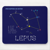Konstellation Lepus Mousepad (Vorne)