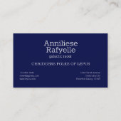 Konstellation Lepus Visitenkarte (Rückseite)