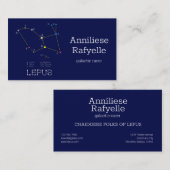 Konstellation Lepus Visitenkarte (Vorne/Hinten)