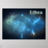 Konstellation Libra Poster (Vorne)