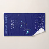 Konstellation Lyra Badhandtuch Set (Handtuch)