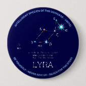 Konstellation Lyra Button (Vorderseite)