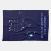 Konstellation Lyra Geschirrtuch (Horizontal)