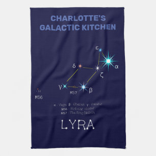 Konstellation Lyra Geschirrtuch