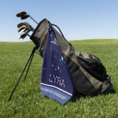Konstellation Lyra Golfhandtuch (Gras)